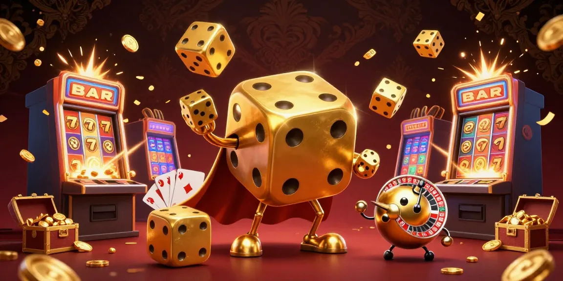 Experience vibrant casino fun with nhacaiuytin's dynamic gaming elements in a rich 3D scene.